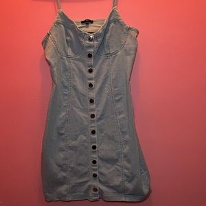 Cute Iris Mini Button-Down Summer Dress| Size: L